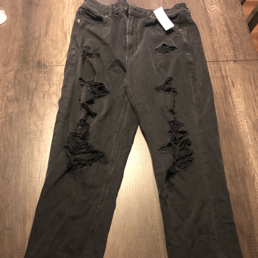American Eagle Mom Ripped Jeans